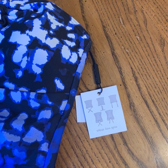 NWT Calvin Klein Atlantis Ombré Tankini Top Sz S - Picture 6 of 11